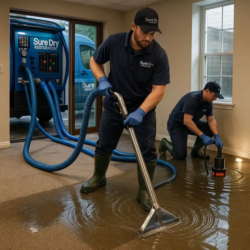 Water Extraction and Removal process in West Yarmouth, MA